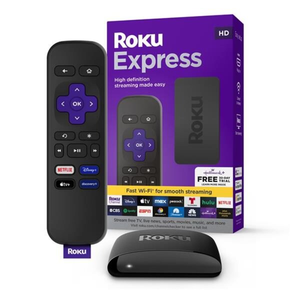 Express HD Streaming Device with High-Speed HDMI Cable, Standard Remote - Picture 1 of 6